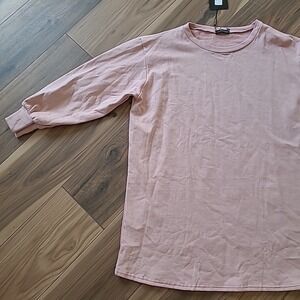 Perfectly Oversized Pretty Little Thing Womens Sz 4  Dusty Pink  Sweatshirt